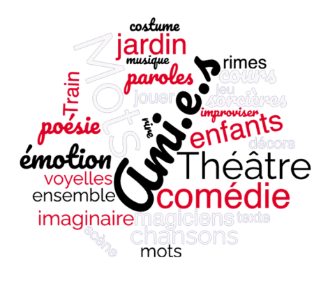 Affiche Amies de mots